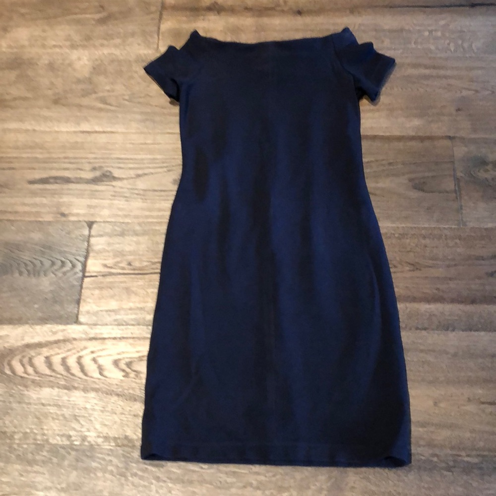 Ann Taylor Black Stretch Sheath Dress